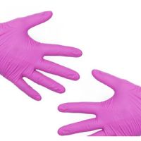 Перчатки нитриловые, Фиолетовые, н/с, неопудренные (XS, S, M, L, XL) 50пар